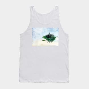 An island in the sky Tank Top